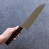 Kanetsune Ichizu VG10 Santoku  180mm Brown Pakka wood Handle - Japannywholesale