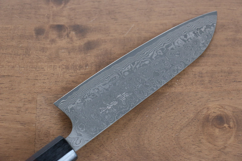 Masakage Kumo VG10 Damascus Santoku  165mm Shitan Handle - Japannywholesale