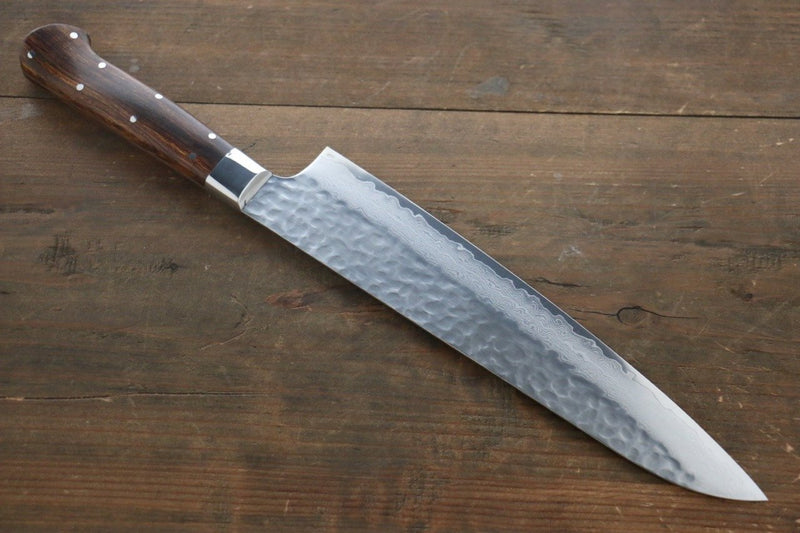 Sakai Takayuki VG10 33 Layer Damascus Gyuto  240mm Desert Ironwood(Sugihara model) Handle - Japannywholesale