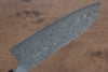 Masakage Kumo VG10 Damascus Santoku  165mm Shitan Handle - Japannywholesale
