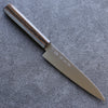 Kanetsune Ichizu VG10 Petty-Utility  135mm Brown Pakka wood Handle - Japannywholesale