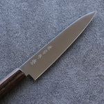 Kanetsune Ichizu VG10 Petty-Utility  135mm Brown Pakka wood Handle - Japannywholesale