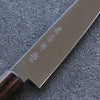 Kanetsune Ichizu VG10 Petty-Utility  135mm Brown Pakka wood Handle - Japannywholesale