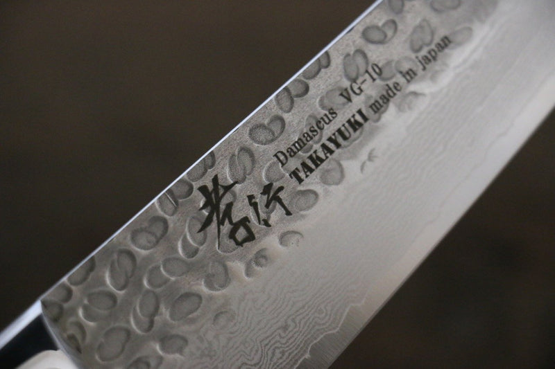 Sakai Takayuki VG10 33 Layer Damascus Gyuto  180mm Desert Ironwood(Sugihara model) Handle - Japannywholesale