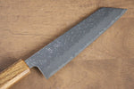 Seisuke Tsukikage AUS10 Migaki Finished Hammered Damascus Bunka  170mm Oak Handle - Japannywholesale