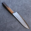 Seisuke VG10 Damascus Santoku  180mm Burnt Oak Handle - Japannywholesale