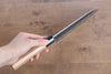 Masakage Koishi Blue Super Black Finished Santoku  165mm American Cherry Handle - Japannywholesale