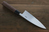 Hideo Kitaoka Blue Steel No.2 Damascus Deba  165mm Shitan Handle - Japannywholesale