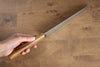 Seisuke Tsukikage AUS10 Migaki Finished Hammered Damascus Gyuto  240mm Oak Handle - Japannywholesale