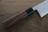 Hideo Kitaoka Blue Steel No.2 Damascus Deba  165mm Shitan Handle - Japannywholesale