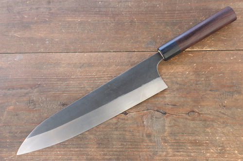 Ogata SG2 Kurouchi Migaki Finished Gyuto  240mm with Shitan Handle - Japannywholesale