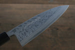 Hideo Kitaoka Blue Steel No.2 Damascus Deba  165mm Shitan Handle - Japannywholesale