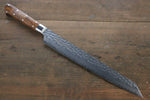 Sakai Takayuki VG10 33 Layer Damascus Kiritsuke Yanagiba  270mm Desert Ironwood(Sugihara model) Handle - Japannywholesale