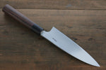 Hideo Kitaoka Blue Steel No.2 Damascus Funayuki  170mm Shitan Handle - Japannywholesale