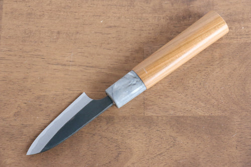 Masakage Mizu Blue Steel No.2 Black Finished Petty-Utility  80mm American Cherry Handle - Japannywholesale