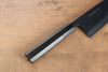 Jikko Ginza White Steel Black dyeing Kiritsuke Deba  150mm Ebony Wood Handle - Japannywholesale