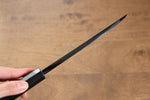 Jikko Ginza White Steel Black dyeing Kiritsuke Deba  150mm Ebony Wood Handle - Japannywholesale