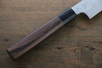 Hideo Kitaoka Blue Steel No.2 Damascus Kiritsuke Yanagiba  210mm Shitan Handle - Japannywholesale