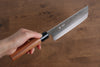 Seisuke VG10 Hammered(Maru) Nakiri  170mm Morado Handle - Japannywholesale