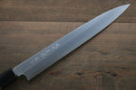 Hideo Kitaoka Blue Steel No.2 Damascus Yanagiba  240mm Shitan Handle - Japannywholesale