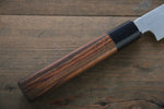 Hideo Kitaoka Blue Steel No.2 Damascus Yanagiba  240mm Shitan Handle - Japannywholesale