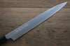 Hideo Kitaoka Blue Steel No.2 Damascus Yanagiba  300mm Shitan Handle - Japannywholesale