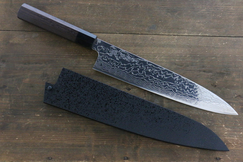 SandPattern Saya Sheath for Gyuto Chef's Knife with Plywood Pin-270mm - Japannywholesale