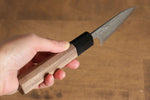 Nao Yamamoto VG10 Damascus Petty-Utility  80mm Walnut Handle - Japannywholesale