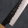 Seisuke Shitan Blue Super Hammered Kurouchi Petty-Utility  135mm Shitan Handle - Japannywholesale