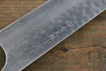 Yoshimi Kato Silver Steel No.3 Hammered Gyuto Japanese Chef Knife 240mm with Red Honduras Handle - Japannywholesale