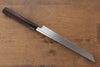 Jikko White Steel No.2 Sakimaru Yanagiba  210mm Shitan Handle - Japannywholesale