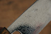 Seisuke VG10 Mirrored Finish Damascus Santoku  165mm Oak Handle - Japannywholesale