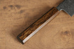 Seisuke VG10 Mirrored Finish Damascus Santoku  165mm Oak Handle - Japannywholesale