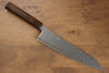 Seisuke VG10 Mirrored Finish Damascus Gyuto  210mm Oak Handle - Japannywholesale