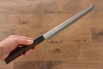 Jikko White Steel No.2 Sakimaru Yanagiba  270mm Shitan Handle - Japannywholesale