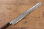 Jikko White Steel No.2 Sakimaru Yanagiba  330mm Shitan Handle - Japannywholesale