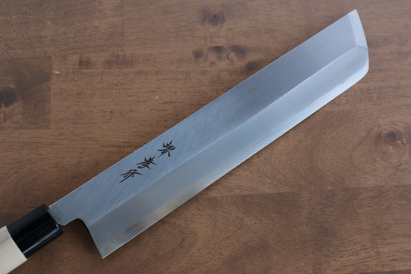 Sakai Takayuki Kasumitogi White Steel Hamokiri  300mm Magnolia Handle - Japannywholesale