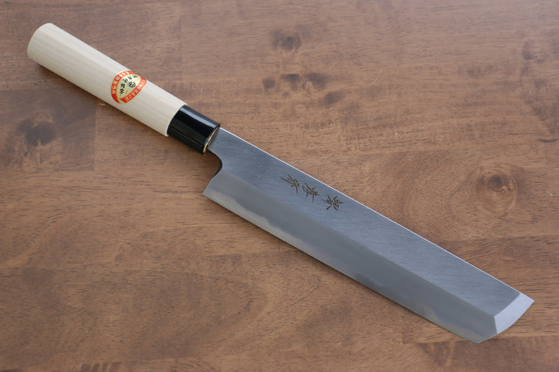 Sakai Takayuki Kasumitogi White Steel Hamokiri  240mm Magnolia Handle - Japannywholesale