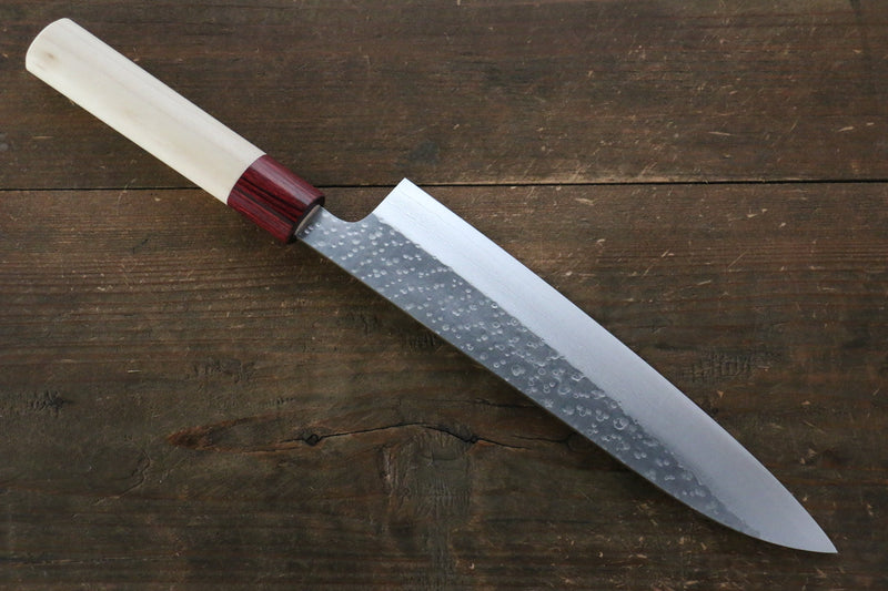 Seisuke VG10 16 Layer Hammered Damascus Gyuto  210mm with Magnolia Handle - Japannywholesale