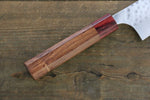 Yoshimi Kato Silver Steel No.3 Hammered Bunka Japanese Chef Knife 165mm with Red Honduras Handle - Japannywholesale