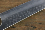 Yoshimi Kato Silver Steel No.3 Hammered Gyuto Japanese Chef Knife 210mm with Red Honduras Handle - Japannywholesale