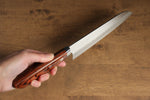 Kunihira Sairyu VG10 Migaki Finished Damascus Santoku  170mm Mahogany Handle - Japannywholesale