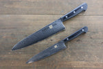 Iseya VG10 G-Series 33 Layer Damascus Japanese Chef's Petty 150mm & Gyuto 210mm Set - Japannywholesale