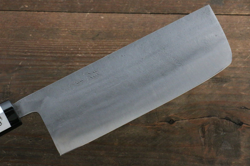 Fujiwara Teruyasu White Steel No.1 Nashiji Nakiri  165mm with Magnolia Handle - Japannywholesale