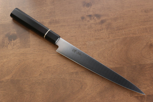 Seisuke Molybdenum Slicer  210mm Black Pakka wood Handle - Japannywholesale