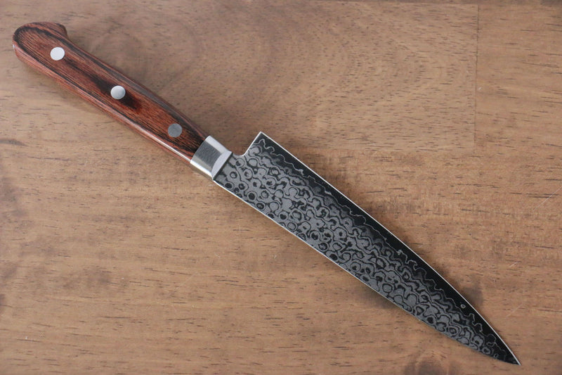 Sakai Takayuki VG10 17 Layer Damascus Mirrored Finish Japanese Santoku & Petty  mm - Japannywholesale