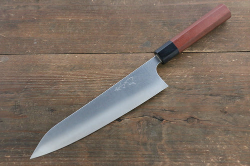 Shibata Takayuki Koutetsu Blue Super Gyuto  210mm Jarrah Handle - Japannywholesale