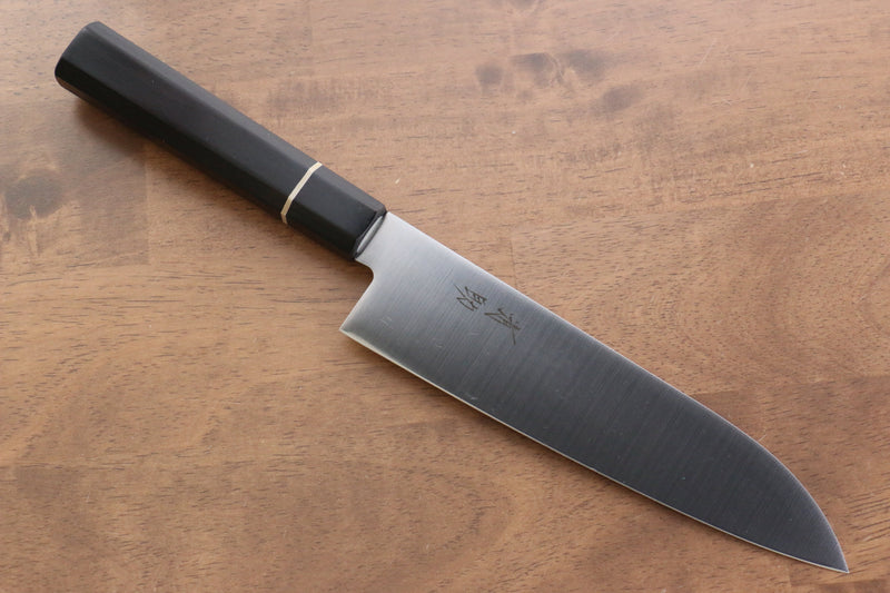 Seisuke Molybdenum Santoku  180mm Black Pakka wood Handle - Japannywholesale