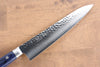 Seisuke VG10 33 Layer Hammered Damascus Gyuto  210mm Blue Pakka wood Handle - Japannywholesale