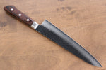 Seisuke VG10 33 Layer Hammered Damascus Gyuto  210mm Mahogany Handle - Japannywholesale